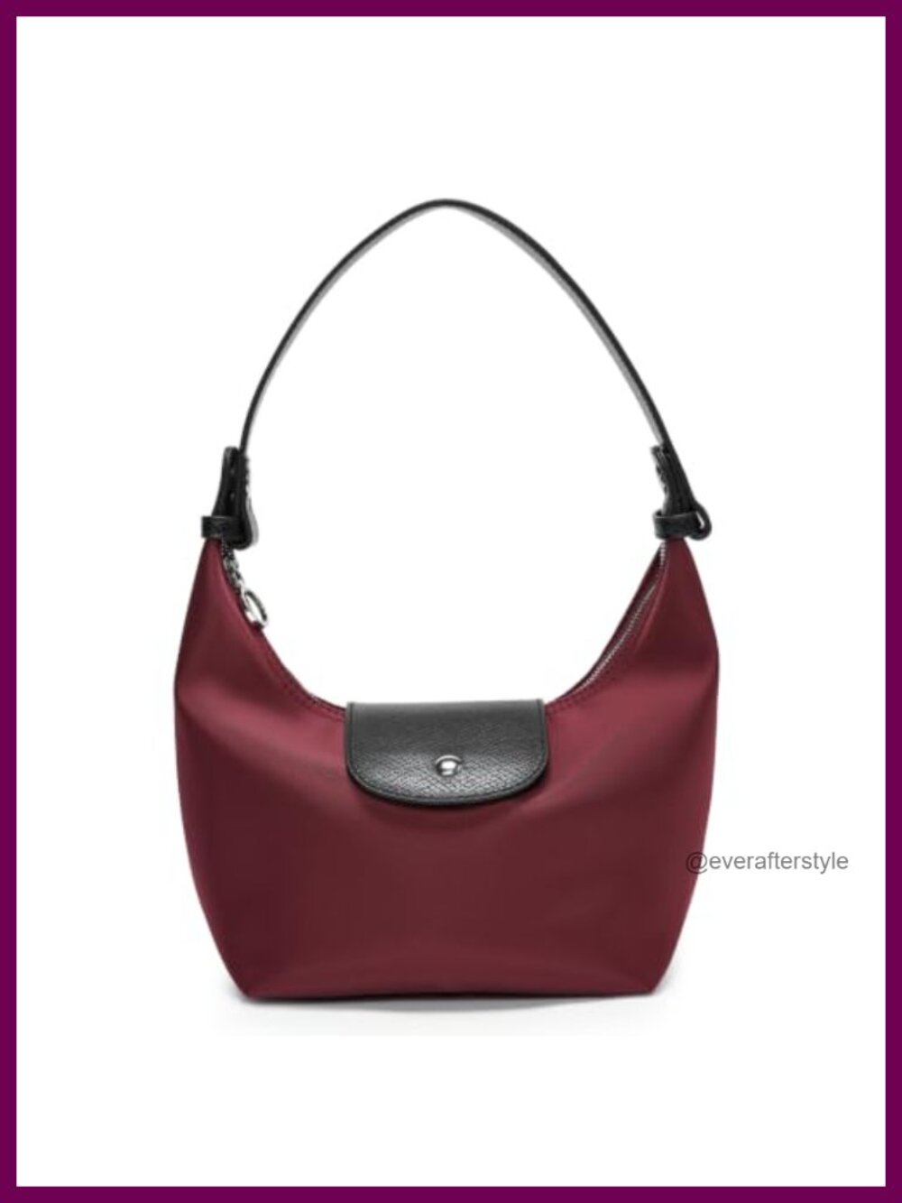 Mini Nylon Crossbody Bag Convertible Crescent Shoulder Purse
